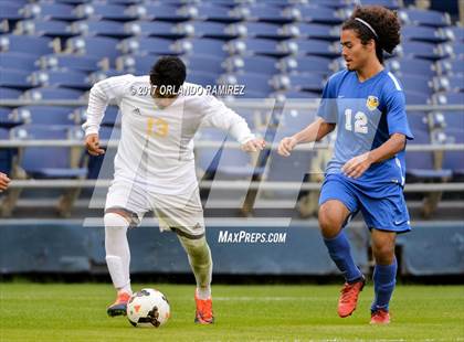 Thumbnail 3 in San Pasqual vs Patrick Henry (Soccer at the Q) photogallery.