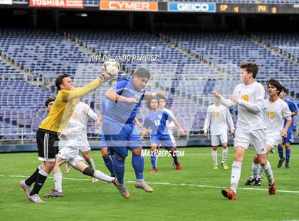 Thumbnail 2 in San Pasqual vs Patrick Henry (Soccer at the Q) photogallery.