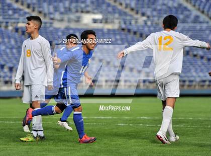 Thumbnail 1 in San Pasqual vs Patrick Henry (Soccer at the Q) photogallery.