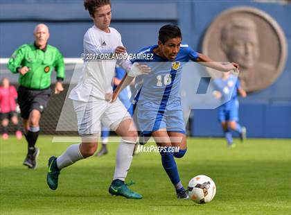 Thumbnail 2 in San Pasqual vs Patrick Henry (Soccer at the Q) photogallery.