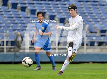 Thumbnail 1 in San Pasqual vs Patrick Henry (Soccer at the Q) photogallery.