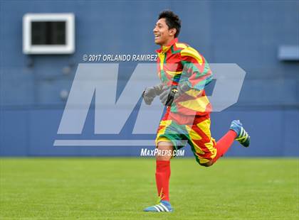 Thumbnail 2 in San Pasqual vs Patrick Henry (Soccer at the Q) photogallery.