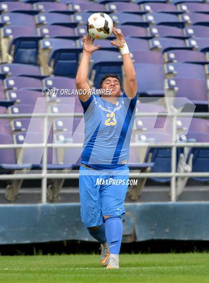 Thumbnail 2 in San Pasqual vs Patrick Henry (Soccer at the Q) photogallery.