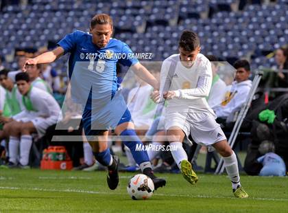 Thumbnail 2 in San Pasqual vs Patrick Henry (Soccer at the Q) photogallery.