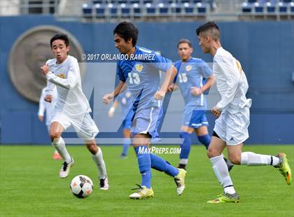 Thumbnail 2 in San Pasqual vs Patrick Henry (Soccer at the Q) photogallery.