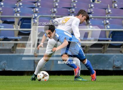 Thumbnail 3 in San Pasqual vs Patrick Henry (Soccer at the Q) photogallery.