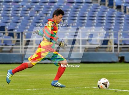 Thumbnail 2 in San Pasqual vs Patrick Henry (Soccer at the Q) photogallery.