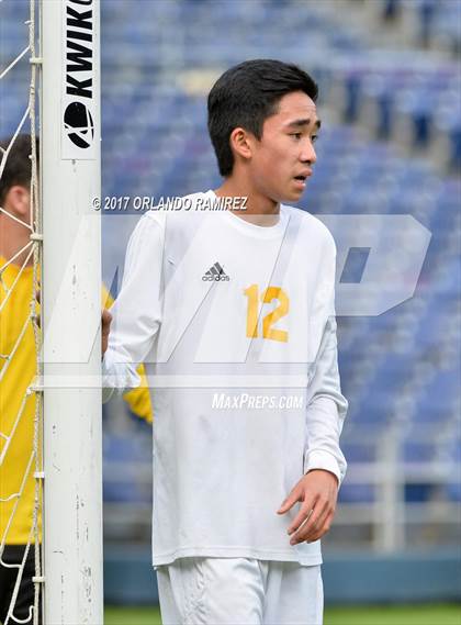 Thumbnail 1 in San Pasqual vs Patrick Henry (Soccer at the Q) photogallery.