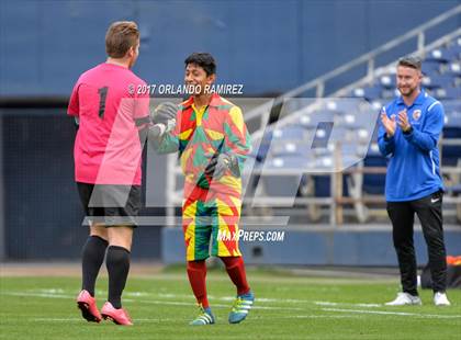 Thumbnail 1 in San Pasqual vs Patrick Henry (Soccer at the Q) photogallery.