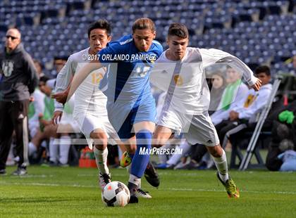 Thumbnail 2 in San Pasqual vs Patrick Henry (Soccer at the Q) photogallery.