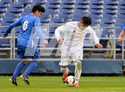 Thumbnail 2 in San Pasqual vs Patrick Henry (Soccer at the Q) photogallery.