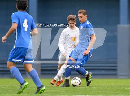 Thumbnail 1 in San Pasqual vs Patrick Henry (Soccer at the Q) photogallery.