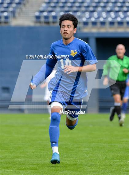 Thumbnail 3 in San Pasqual vs Patrick Henry (Soccer at the Q) photogallery.