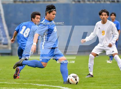 Thumbnail 2 in San Pasqual vs Patrick Henry (Soccer at the Q) photogallery.