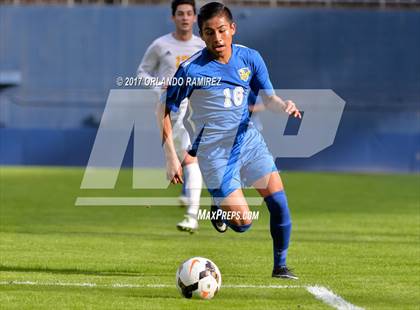 Thumbnail 3 in San Pasqual vs Patrick Henry (Soccer at the Q) photogallery.