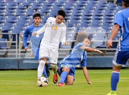 Thumbnail 1 in San Pasqual vs Patrick Henry (Soccer at the Q) photogallery.