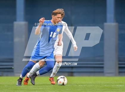 Thumbnail 3 in San Pasqual vs Patrick Henry (Soccer at the Q) photogallery.