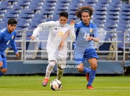 Thumbnail 2 in San Pasqual vs Patrick Henry (Soccer at the Q) photogallery.