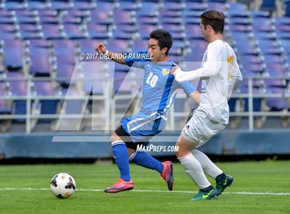 Thumbnail 1 in San Pasqual vs Patrick Henry (Soccer at the Q) photogallery.