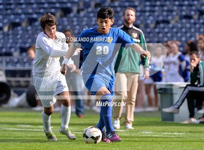 Thumbnail 2 in San Pasqual vs Patrick Henry (Soccer at the Q) photogallery.