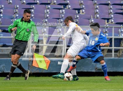 Thumbnail 1 in San Pasqual vs Patrick Henry (Soccer at the Q) photogallery.