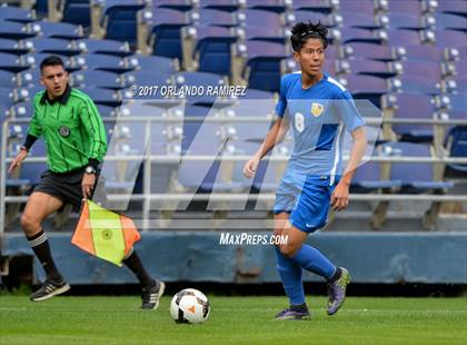 Thumbnail 3 in San Pasqual vs Patrick Henry (Soccer at the Q) photogallery.