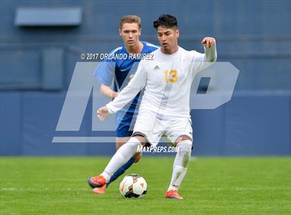Thumbnail 1 in San Pasqual vs Patrick Henry (Soccer at the Q) photogallery.