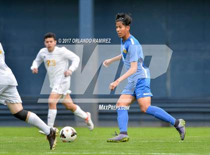 Thumbnail 2 in San Pasqual vs Patrick Henry (Soccer at the Q) photogallery.