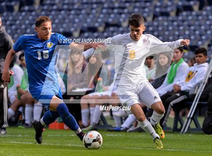 Thumbnail 3 in San Pasqual vs Patrick Henry (Soccer at the Q) photogallery.