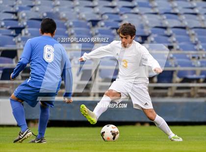 Thumbnail 1 in San Pasqual vs Patrick Henry (Soccer at the Q) photogallery.