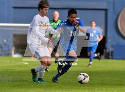 Thumbnail 3 in San Pasqual vs Patrick Henry (Soccer at the Q) photogallery.