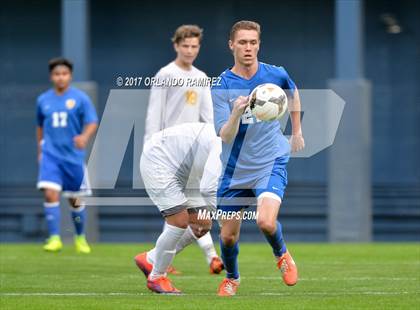 Thumbnail 1 in San Pasqual vs Patrick Henry (Soccer at the Q) photogallery.