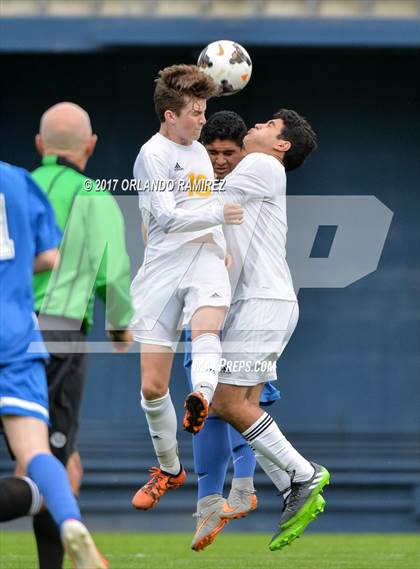 Thumbnail 2 in San Pasqual vs Patrick Henry (Soccer at the Q) photogallery.