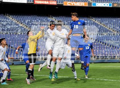 Thumbnail 2 in San Pasqual vs Patrick Henry (Soccer at the Q) photogallery.