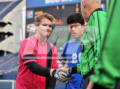 Thumbnail 1 in San Pasqual vs Patrick Henry (Soccer at the Q) photogallery.