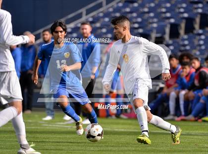 Thumbnail 3 in San Pasqual vs Patrick Henry (Soccer at the Q) photogallery.