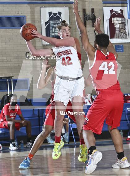 Thumbnail 3 in Moore Catholic vs LaSalle Academy (CHSAA Spring Tounament) photogallery.