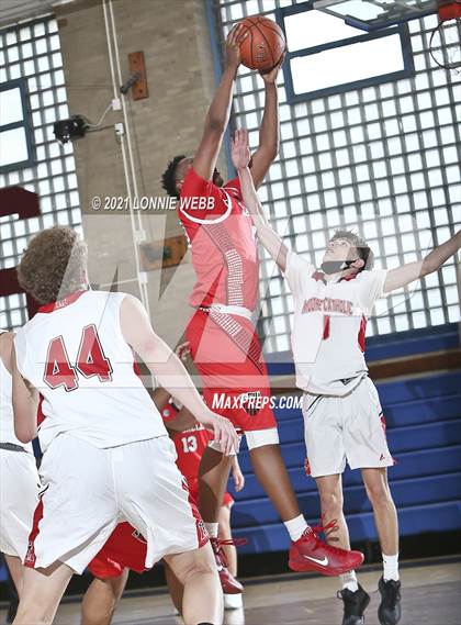Thumbnail 2 in Moore Catholic vs LaSalle Academy (CHSAA Spring Tounament) photogallery.