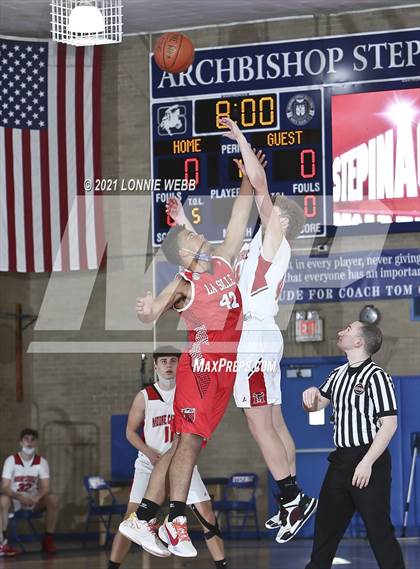 Thumbnail 1 in Moore Catholic vs LaSalle Academy (CHSAA Spring Tounament) photogallery.