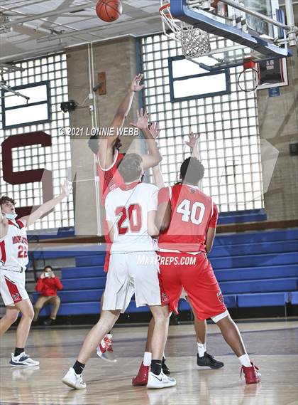 Thumbnail 2 in Moore Catholic vs LaSalle Academy (CHSAA Spring Tounament) photogallery.