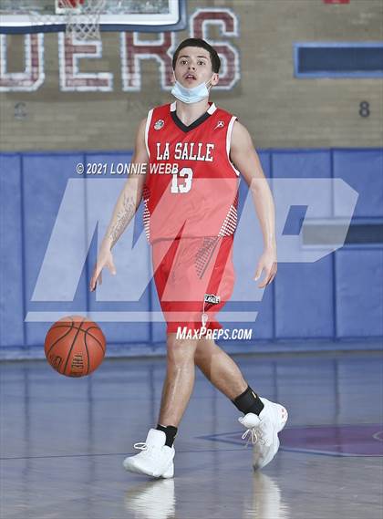 Thumbnail 1 in Moore Catholic vs LaSalle Academy (CHSAA Spring Tounament) photogallery.