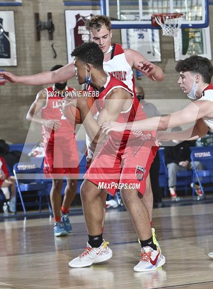 Thumbnail 2 in Moore Catholic vs LaSalle Academy (CHSAA Spring Tounament) photogallery.