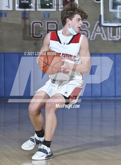 Thumbnail 3 in Moore Catholic vs LaSalle Academy (CHSAA Spring Tounament) photogallery.