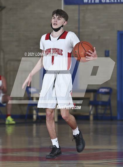 Thumbnail 3 in Moore Catholic vs LaSalle Academy (CHSAA Spring Tounament) photogallery.