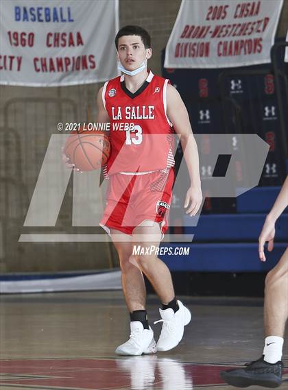 Thumbnail 2 in Moore Catholic vs LaSalle Academy (CHSAA Spring Tounament) photogallery.