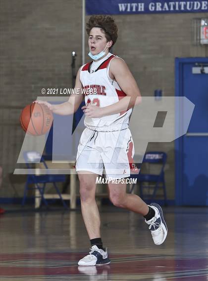 Thumbnail 1 in Moore Catholic vs LaSalle Academy (CHSAA Spring Tounament) photogallery.
