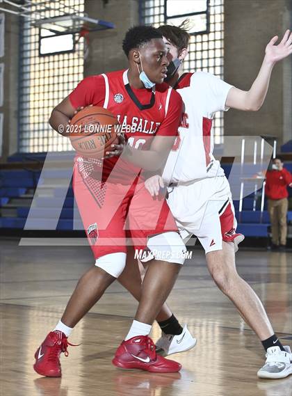 Thumbnail 1 in Moore Catholic vs LaSalle Academy (CHSAA Spring Tounament) photogallery.