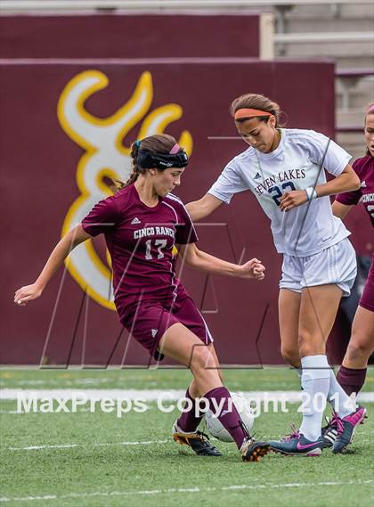 Thumbnail 2 in Cinco Ranch vs Seven Lakes ( 5A Region 3 Final ) photogallery.