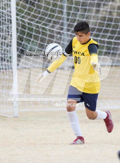 Thumbnail 3 in Pusch Ridge Christian Academy vs. Desert Edge (Chandler Prep Invitational) photogallery.