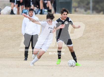 Thumbnail 2 in Pusch Ridge Christian Academy vs. Desert Edge (Chandler Prep Invitational) photogallery.